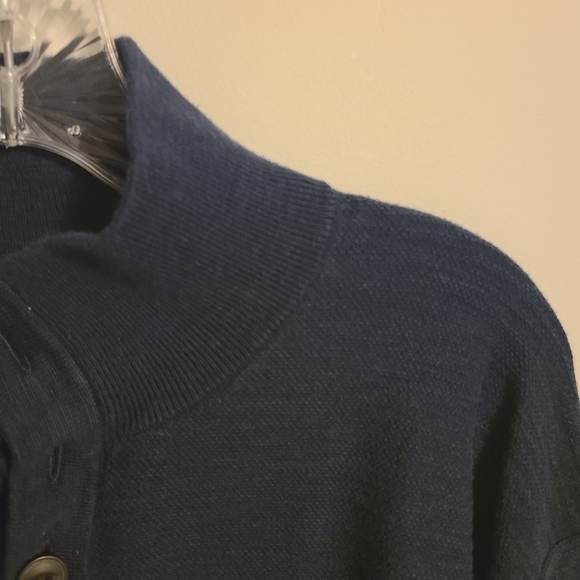 Red Ale | Men's Navy Blue Quarter Button Up Shirt (Size XXXL) - Picture 9 of 13